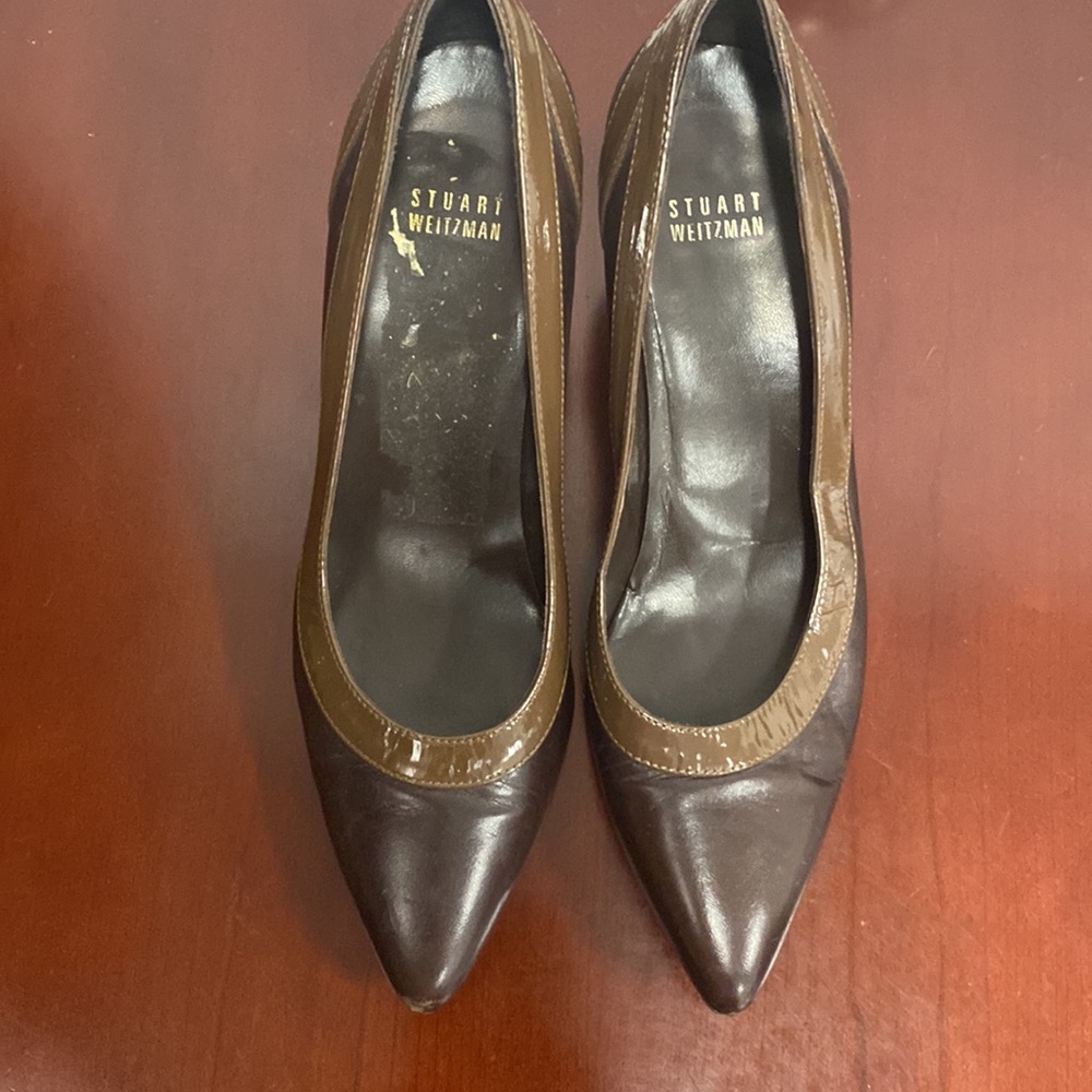 Stuart Weitzman brown heels 7